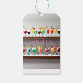 Étiquettes-cadeau C'est la fête Stickers pour l'heure des cocktails