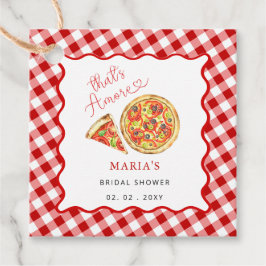 Étiquettes Cadeau C'est l'amour Fête de Pizza Italienne Enterrement 