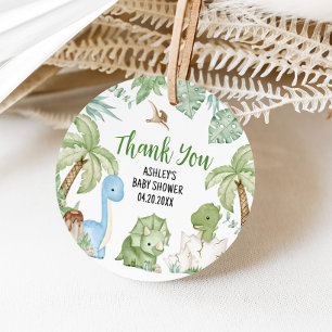 Étiquettes Cadeau C'est un Baby shower de dinosaures