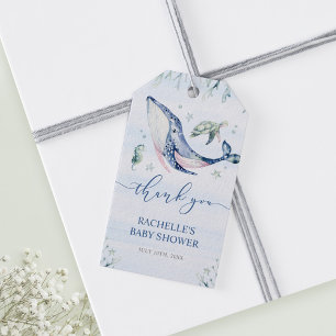 Étiquettes-cadeau C'est un garçon sous le Merci du Baby shower marin