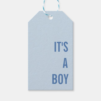 Étiquettes-cadeau C'est une douche pour bébé garçon