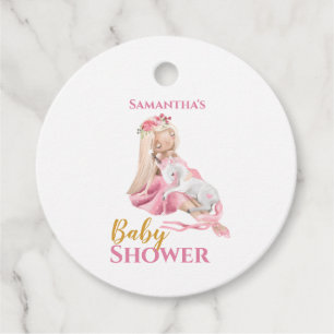 Étiquettes Cadeau C'est une fille belle Ballerina Baby shower Favor
