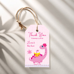 Étiquettes-cadeau C'est une fille qui couve bientôt le baby shower d
