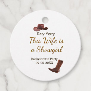 Étiquettes Cadeau Cette épouse est une nom de fête de bachelorette s