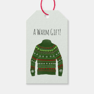 Étiquettes-cadeau Chaleureux Chaud Noël Sweat Tags cadeaux