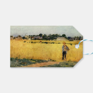 Étiquettes-cadeau Champ de céréales (par Berthe Morisot)
