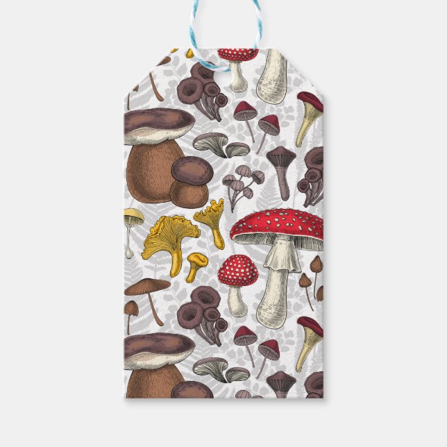 Étiquettes-cadeau Champignons sauvages (Devant)