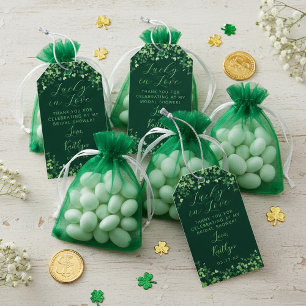 Étiquettes-cadeau Chanceux en amour Saint-Patrick Fête de mariage