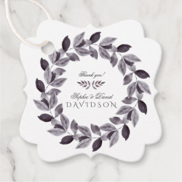 Étiquettes Cadeau Charmant Mariage de  de serrure d'encre d'aquarell
