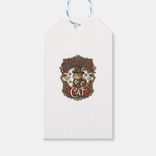 Étiquettes-cadeau Chat Steampunk Steampunk Chat Vintage