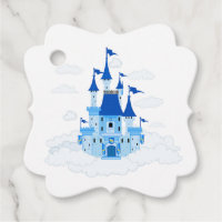 Château de Princesse Bleu Personnalisé