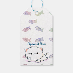 Étiquettes-cadeau Cheeky Kawaii Style Kitten 