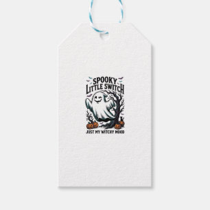 Étiquettes-cadeau Chemise de sorcière d'Halloween Design d'humour de