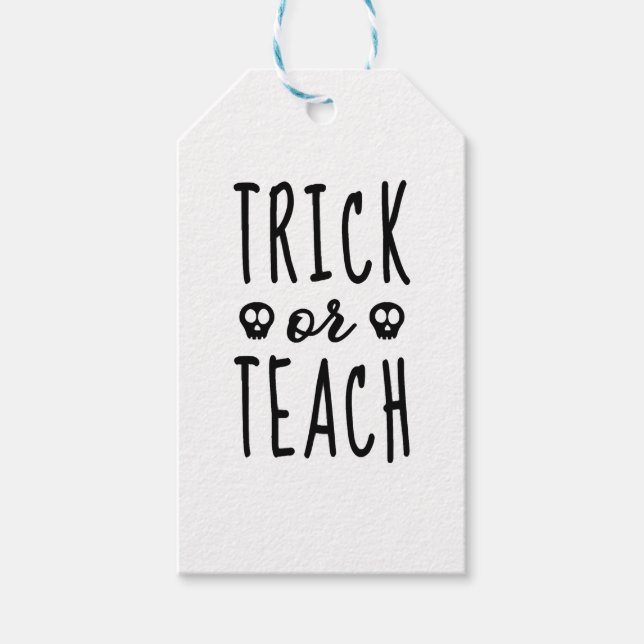 Étiquettes-cadeau Chemise d'enseignement, Chemise d'enseignant d'Hal (Devant)