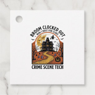Étiquettes Cadeau Chemise Technicien de Scène de Crime Drôle Hallowe