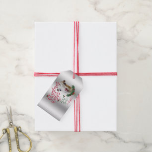 Étiquettes-cadeau CHÈQUE voeux de Noël Bébé Chèvre Baisers LaManch