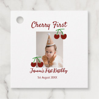 Étiquettes Cadeau Chercher premier heureux anniversaire photo enfant