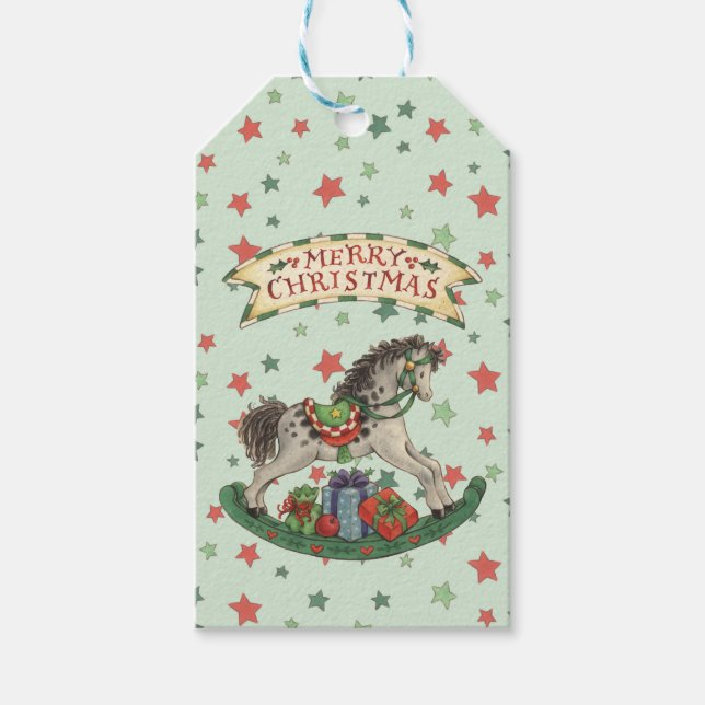 Étiquettes-cadeau Cheval (Devant)