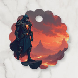 Étiquettes Cadeau Chevalier sombre de la flamme