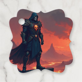 Étiquettes Cadeau Chevalier sombre de la flamme