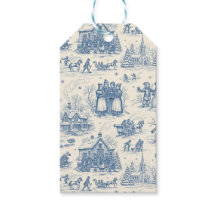 Chinoiserie Toile de l'Hiver Bleu