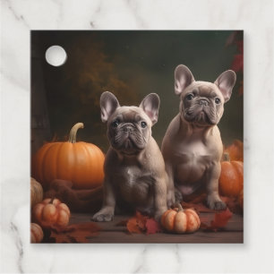 Étiquettes Cadeau Chiots Bouledogue Français Délice d'Automne Citrou