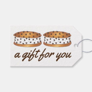 Étiquettes-cadeau Chipwich Un Cadeau Pour Vous Cookie Sandwich Crème