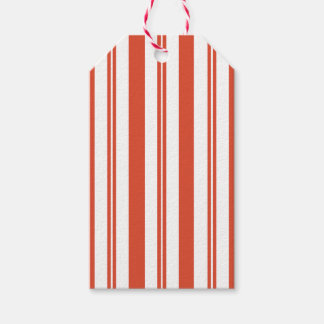 Étiquettes-cadeau Chœur de Canne en Bonbons - Grande Rayure