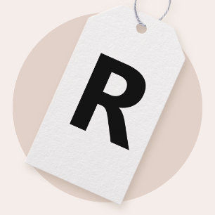 Étiquettes-cadeau Choisir une lettre Police : Ouvrir Sans Condensé