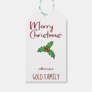 Étiquettes-cadeau Christmas Cute doodé clip art design