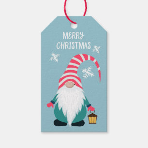 Étiquettes-cadeau Christmas Gnome