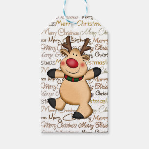 Étiquettes-cadeau Christmas Reindeer