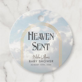 Étiquettes Cadeau Ciel envoyé nuages Sky Boho Arch Baby shower