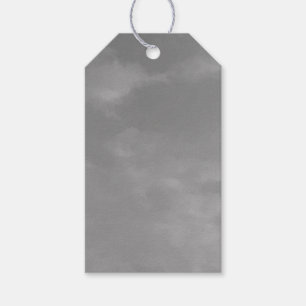 Étiquettes-cadeau Ciel gris personnalisable