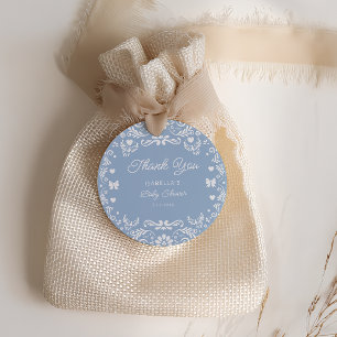 Étiquettes Cadeau Cielito Lindo Talavera Baby shower mexicain Merci