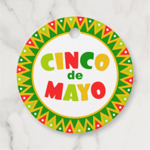 Étiquettes Cadeau Cinco de Mayo