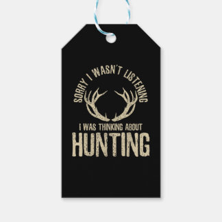 Étiquettes-cadeau Citation De Chasse Drôle Dit Deer Venison Elk Hunt
