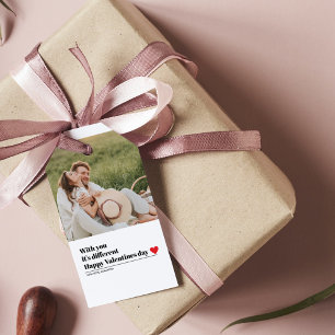 Étiquettes-cadeau Citation romantique branchée   Valentines