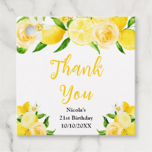Étiquettes Cadeau Citations de remerciement d'anniversaire avec citr