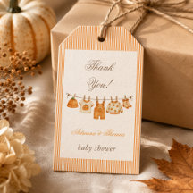 Citations de remerciement pour Baby Shower tenue v
