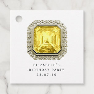 Étiquettes Cadeau Citrine novembre Birthstone