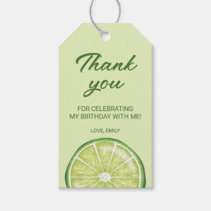 Étiquettes-cadeau Citron Fruit Citrique Personnalisé Merci pour Anni