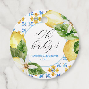 Étiquettes Cadeau Citron Oh Baby Classic