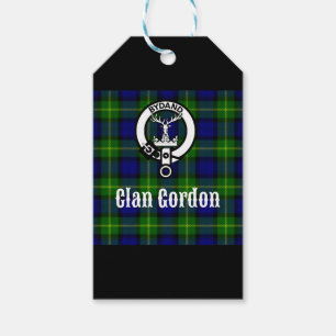 Étiquettes-cadeau Clan Gordon Tartan Crest