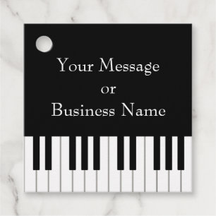 Étiquettes Cadeau Classique Piano Clavier Occasion musicale Personna