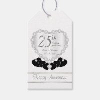 Classy 25th Silver Mariage Anniversary