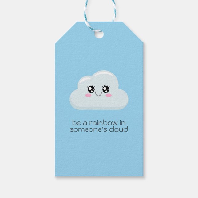 Étiquettes-cadeau Cloud (Devant)