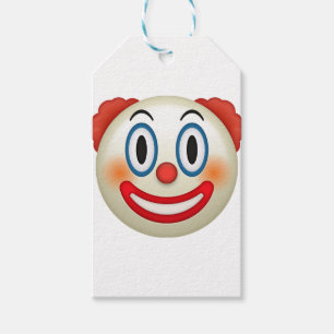 Étiquettes-cadeau Clown fou Emoji