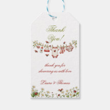 Coccinelle Fleur Sauvage Fille Baby Shower Merci