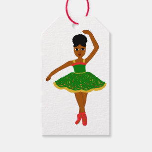 Étiquettes-cadeau Cocoa Cutie Christmas Ballerina (Kiara)